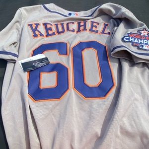 Astros jersey Dallas Keuchel women’s road gray large new